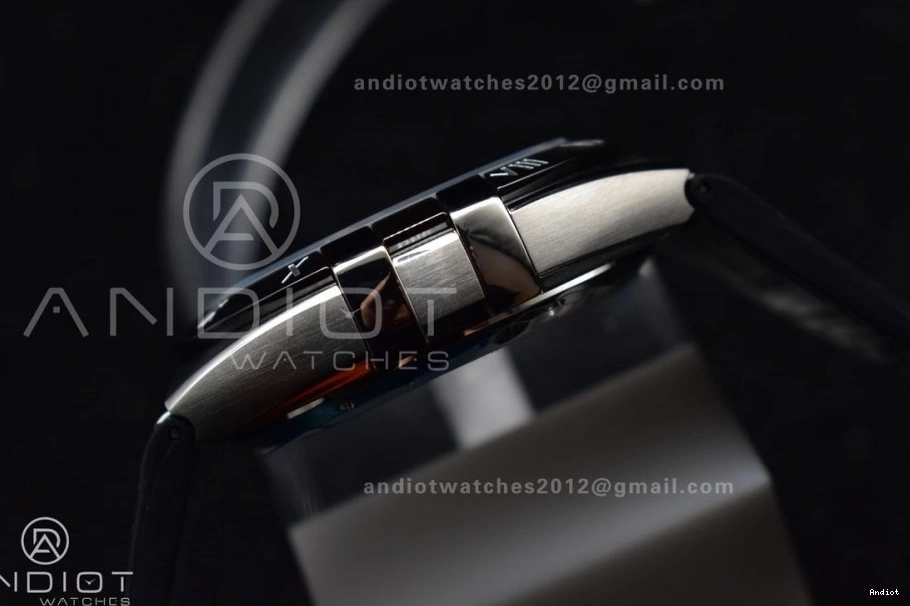 1:1 SBF Black SS A8900 Gummy Super Edition Constellation on Strap Clone Gray Dial Best 0101